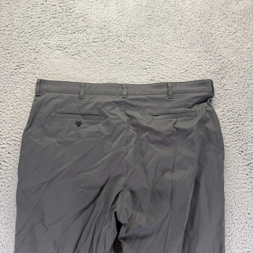 Ben Hogan Flex Pant Men's 44x30 Gray Polyester Golf Performance Sports Stretch